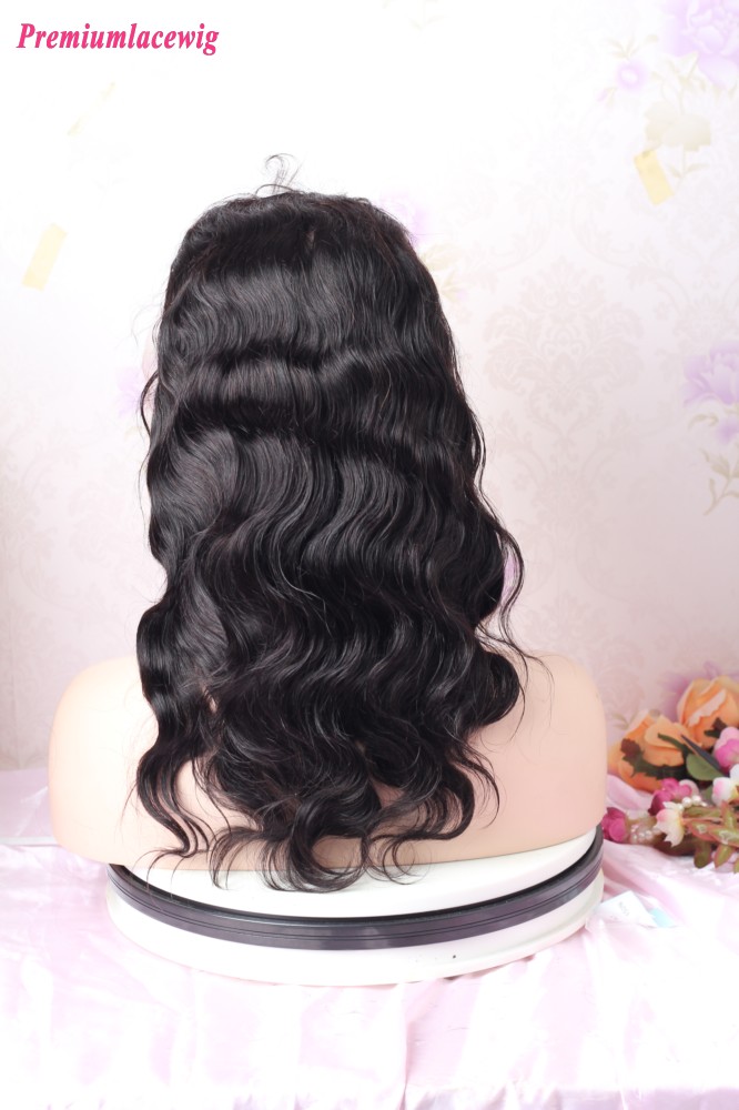 14inch Natural Color Body Wave 13x6 Lace Front Wig