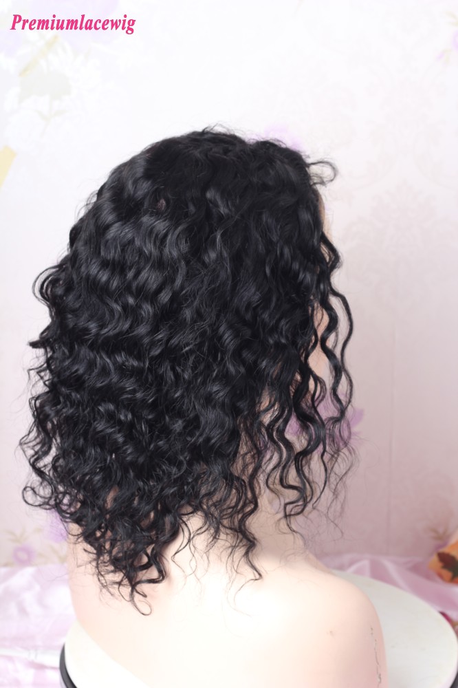 10inch Color 1 Loose Wave Full Lace Wig