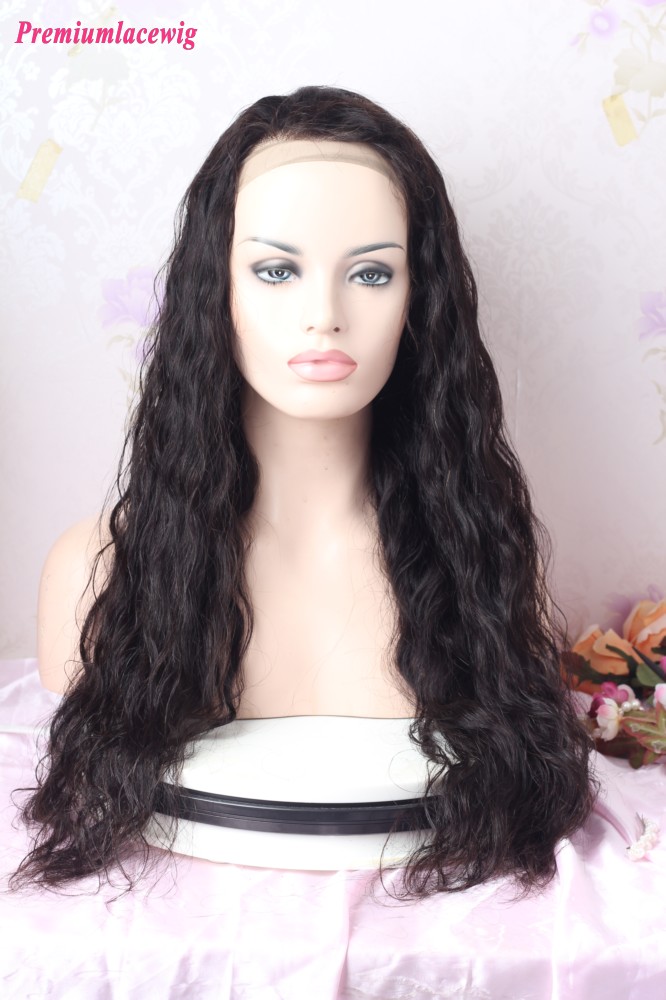 24inch Natural Color Body Wave Glueless Full Lace Wig
