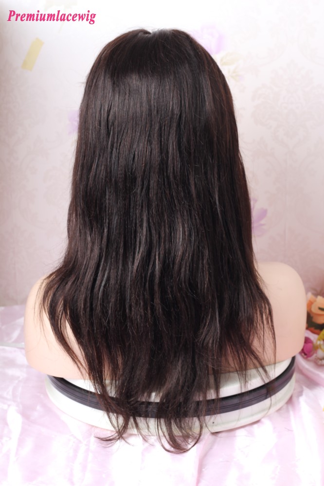 Clearance sale 14inch Color 2 Light Yaki 360 Lace Human Hair Wig 130% Density