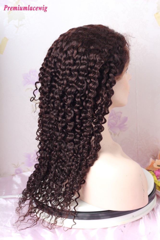 Clearance sale 22inch Deep Curly Human Hair 360 Lace Wigs 200% Density