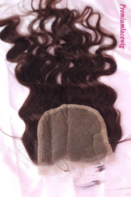 Body Wave Lace Closure With Baby Hair 10inch Color 2
