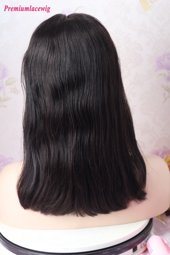 Brazilian Virgin Hair Straight 16inch Bob 13x4 Lace Front Wig