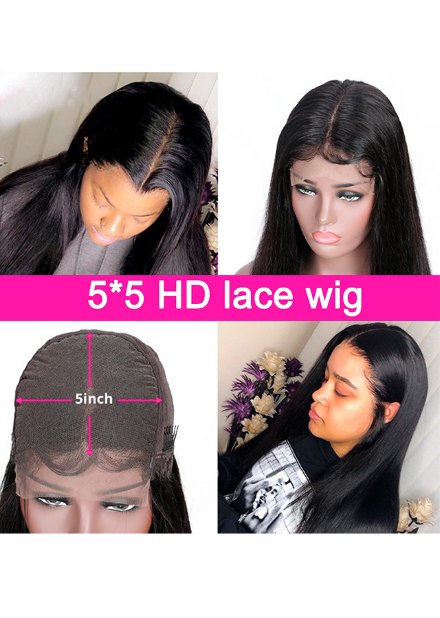 5x5 hd lace front wigs