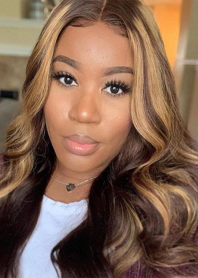 Ombre Honey Blonde Brown Loose Deep Long Frontal Highlight Lace Front Human  Hair Wigs_Ombre Color/Color/Lace Front Wigs/Premium Lace Wigs,cheap lace  front wigs,Full Lace Wig,Human Hair Wig,Brazilian Virgin Hair