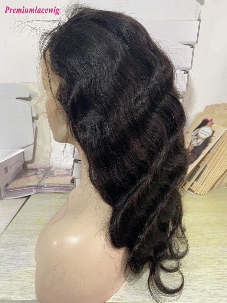 18inch Body Wave 13x6 Lace Front Human Hair Wigs Pre Plucked Wigs