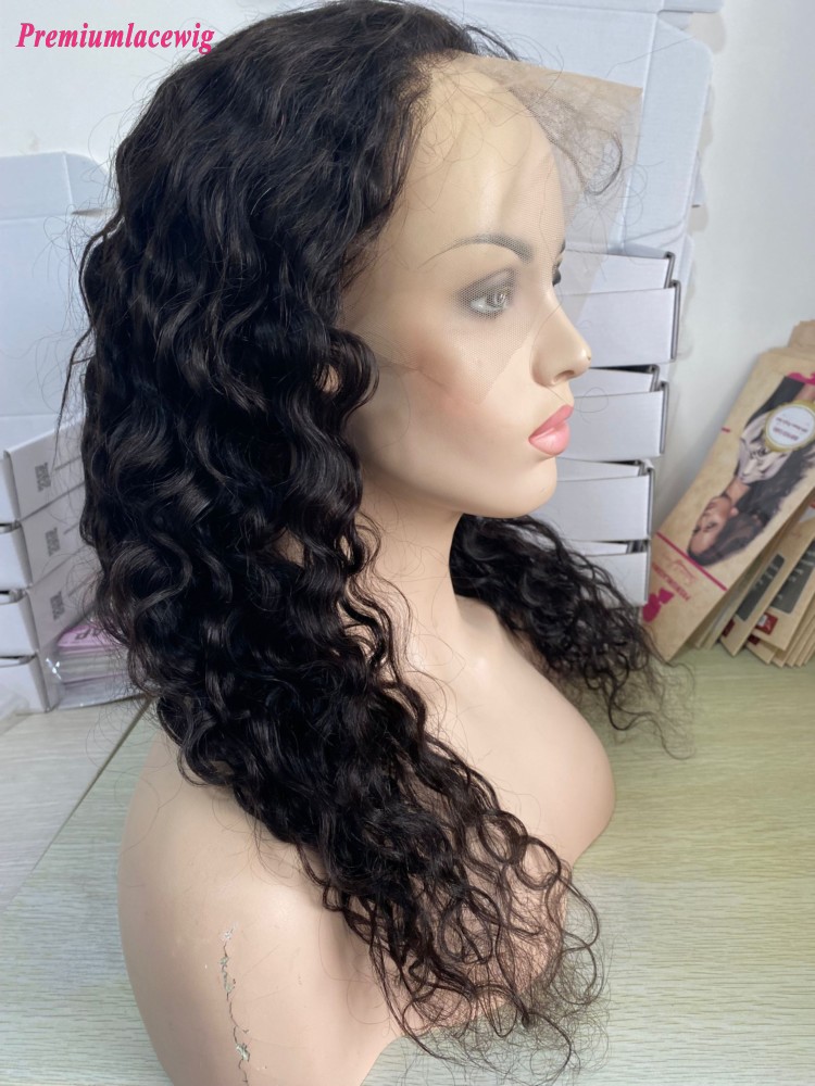 20inch Loose Wave 13x6 Lace Front Virgin Human Hair Wigs 