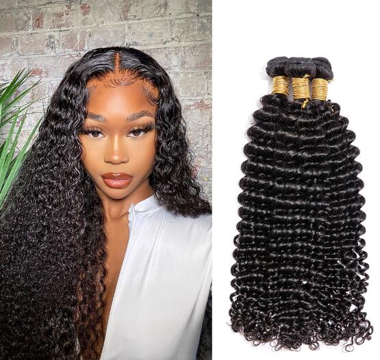 Loose Deep Wave Brazilian Hair Bundles Deep Curly Bundle Wholesale