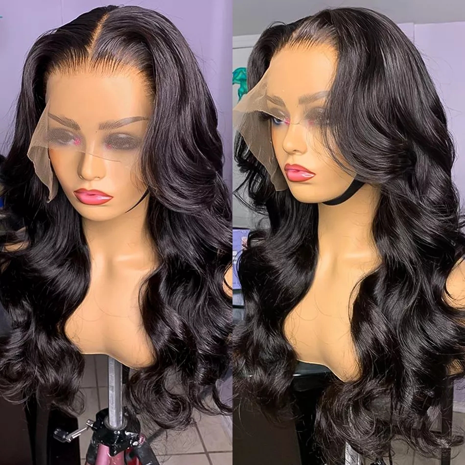 Body Wave Lace Front Human Hair Wigs For Black Women 