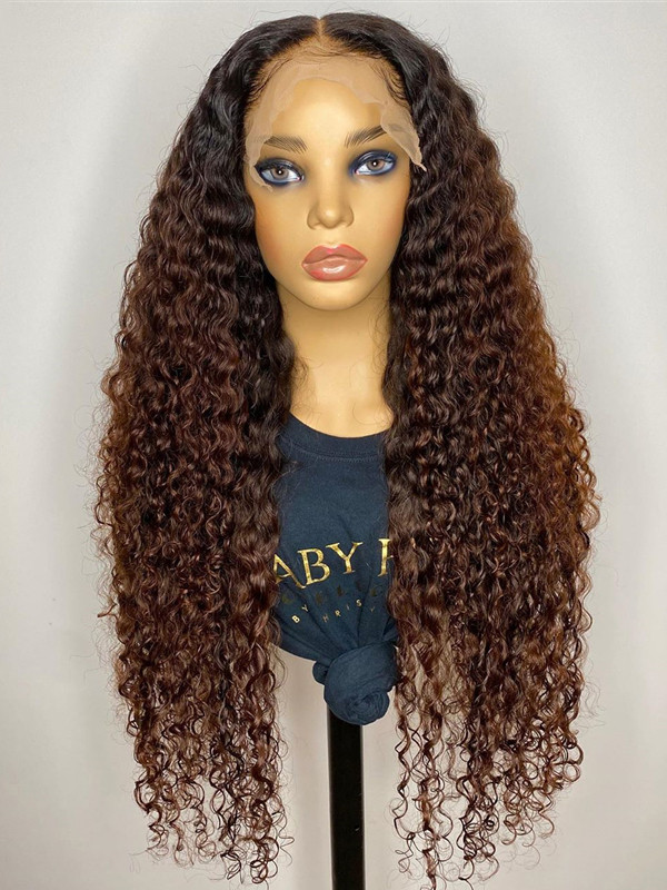 Color 3 Medium Brown Lace Front Wig 13x6 13x4 24inch 180 Density