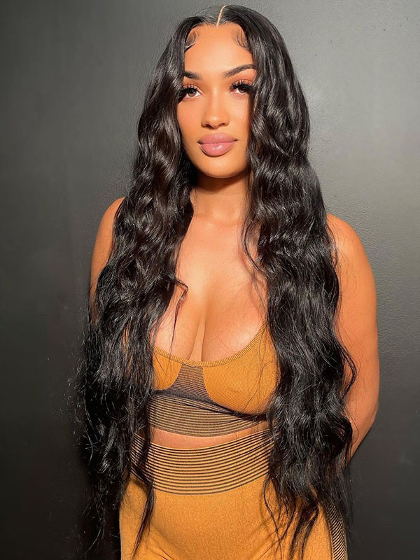 Natural Wave Lace Front Wig Brazilian Virgin Hair Wig 22inch