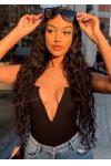 Brazilian Loose Wave Lace Front Wig Cheap Pre Plucked 18inch