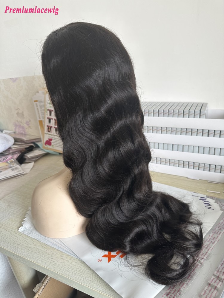 360 Lace Wig 26inch Body Wave 180 Density Pre Plucked Hairline