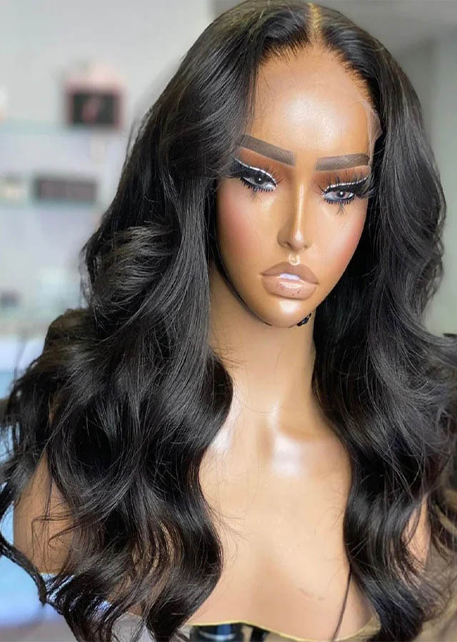 Invisible 5x5 HD Lace Closure Wig Straight For Black Women 26inch