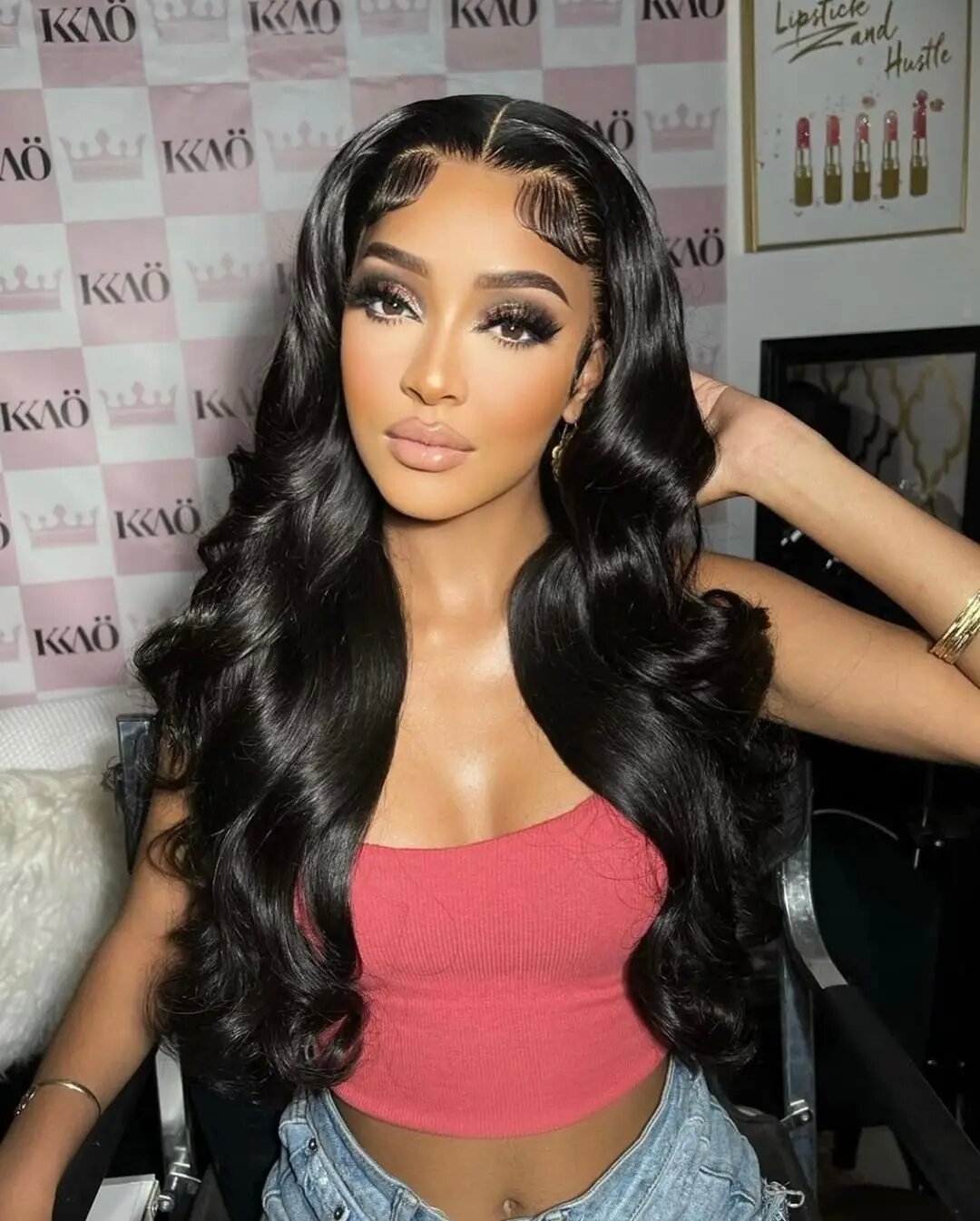 Malaysian Virgin Hair Full Lace Wig Body Wave 18inch