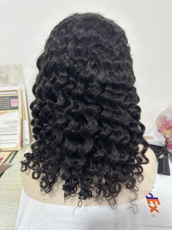 Full Frontal 13x4 Lace Wig Deep Wave 16inch 250 Density