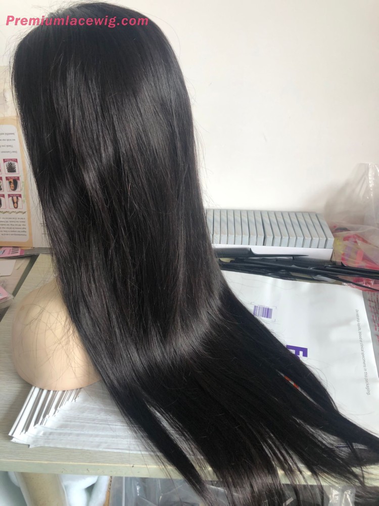 5x5 HD Lace Wig 26inch 250 Density Straight Human Hair Wig