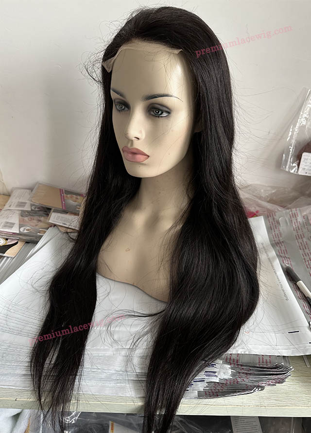 HD5x5 Lace Wig 26inch Straight Human Hair Wig 250 Density