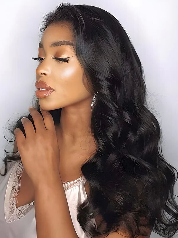24inch Malaysian Long Curly Virgin Hair Full Lace Wigs