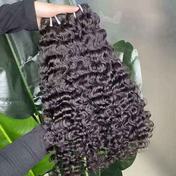 Burmese Curly Hair Bundles Human Hair Weft 18inch 1pc 100gram