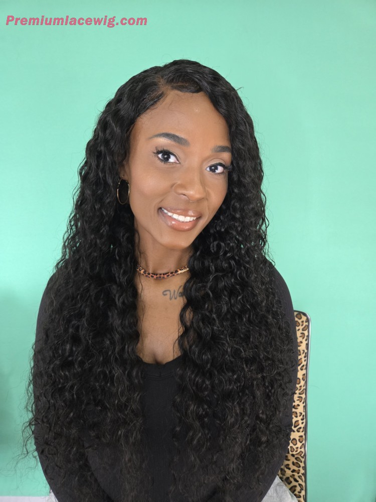 Deep Curly Full Lace Wig 24inch 180% Density
