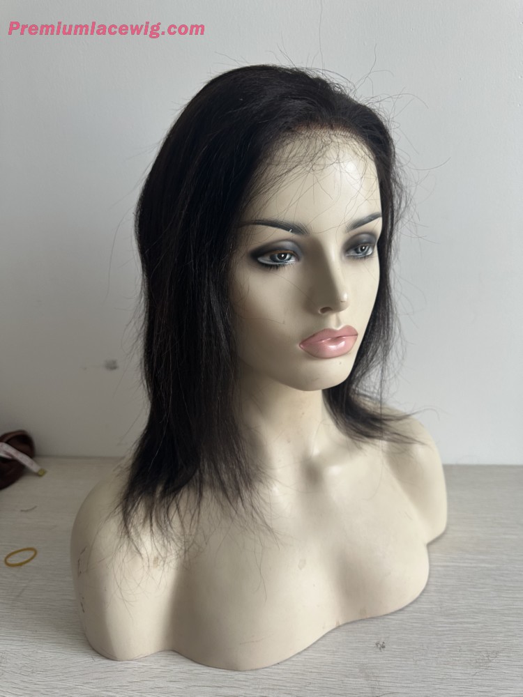 Light Yaki Wear and Go HD 5x5 Lace Wig 12inch Human Hair Wig