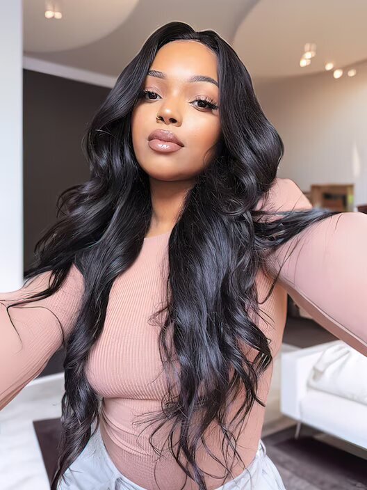Pre Cut Lace Wear And Go Wig Glueless 5X5 HD Lace Wig Body Wave Human Hair Wig 