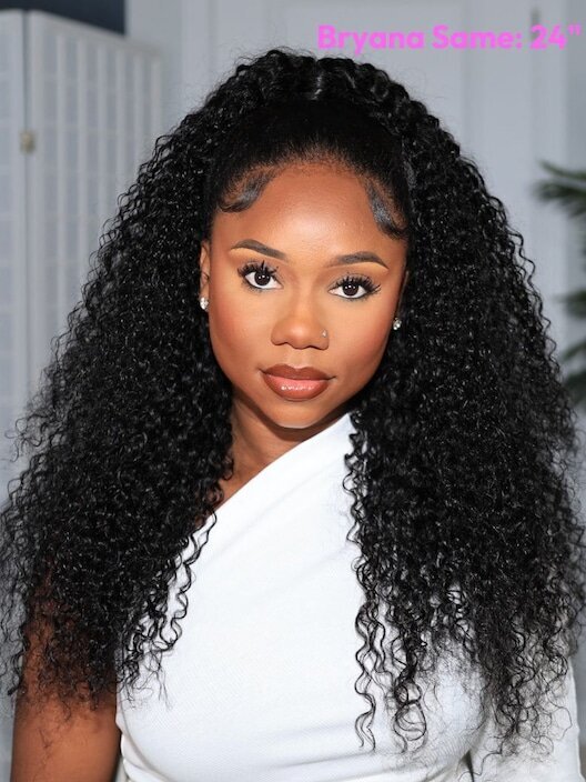 Pre Cut Pre Bleached 5x5 HD Lace Wear Go Glueless Wigs Deep Curly