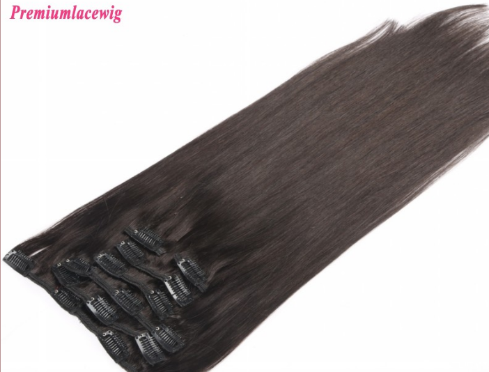 2018 new wig style of clip in hair Extensions