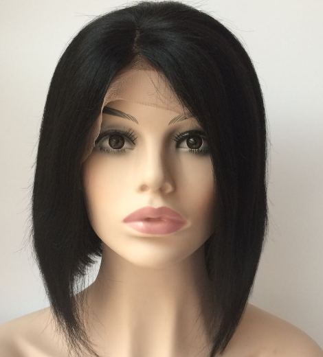 Different style of glueless lace front wig