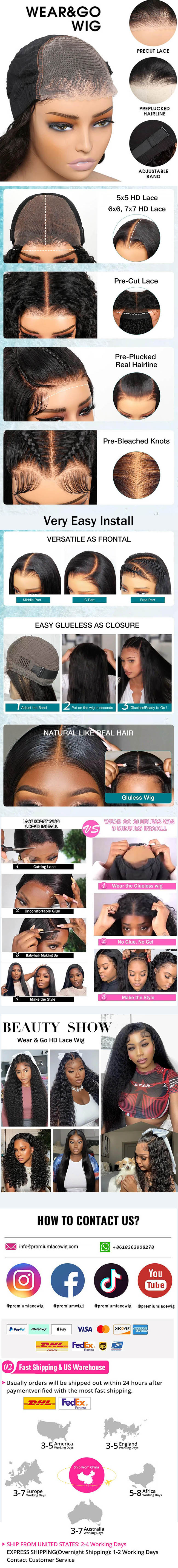 Wear Go Glueless Wigs