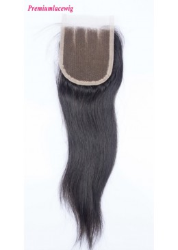 12inch Lace Closure Straight 4x4 Three Part Indian Hair