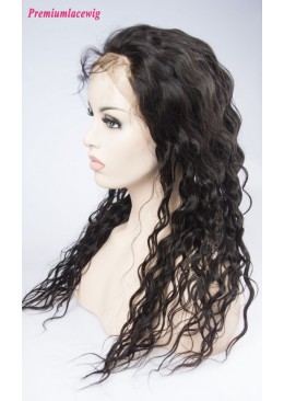 Deep Wave Full Lace Wig Malaysian Virgin Hair 18inch