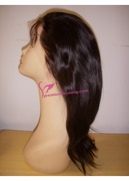 14inch 1b# straight full lace wig PWC336