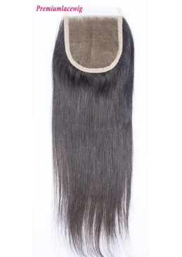 14inch Straight Lace Closure Free Part Peruvian Hair