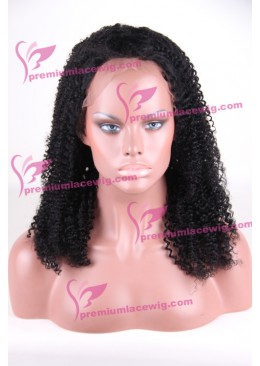 16 inch color 1 Brazilian hair afro kinky curly