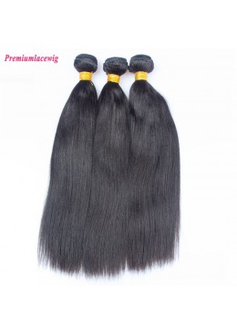 16 inch Light Yaki Malaysian Hair Human Hair Bundles 1pc