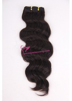 16 inch natural color malaysian body wave hair PWA-625