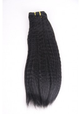 16inch Kinky Straight Malaysian Hair Weft