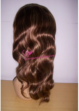 16inch 4 with Highlight 27 body wave full lace wig PWS384