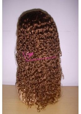 16inch color30 deep wave full lace wig PWS381