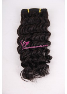 16inch Spirl Curly hand made hair weft PWC290