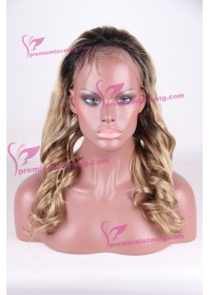 18 inch color 8 wigh lighlight 613 Mongolian hair loose body wave PWC1011