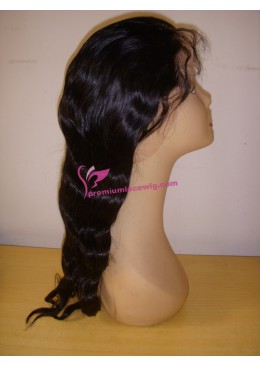 18inch 1# body wave full lace wig PWS358