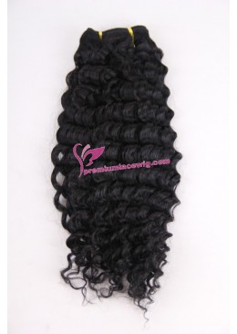 18inch 1# deep wave hand made hair weft PWC295 