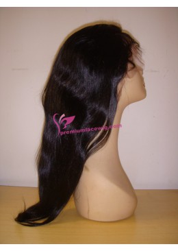 18inch 1# light yaki full lace wig PWS360