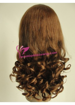 18inch 30# french curl full lace wig PWC366