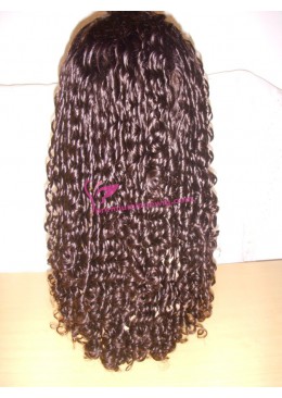 18inch color 2 jerry curl full lace wig PWS390