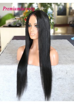 18inch Color1 Straight Malaysian Full Lace Wig