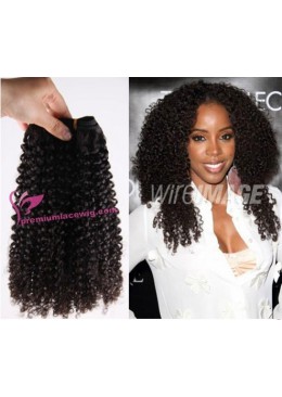 18inch kinky curly malaysian hair PWS1201